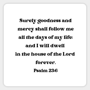 Surely Goodness and Mercy. Magnet